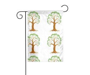 YYHWHJDE Drapeau de jardin avec impression « Spring comes to a dead tree » - Décoration de cour - 30,5 x 45,7 cm - Pour jardin, terrasse, balcon