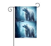YYHWHJDE Drapeau de jardin imprimé du roi des neiges - Décoration de cour - 30,5 x 45,7 cm - Pour jardin, terrasse, balcon