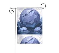 YYHWHJDE Drapeau de jardin imprimé « The Pressure of the Stone » - 30,5 x 45,7 cm - Pour décoration de cour - Largeur de poteau de 3 cm (drapeau uniquement, mât non inclus)
