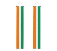 YYHWHJDE Drapeau de la Côte d'Ivoire - Bannière de porche de remise de diplôme - Robuste, durable, lavable et réutilisable - Décoration de remise de diplôme pour fêtes, cérémonies, portes d'entrée