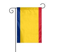 YYHWHJDE Drapeau de la Roumanie pour jardin, décoration de cour extérieure double face, 30,5 x 45,7 cm