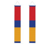 YYHWHJDE Drapeau de l'Arménie - Bannière de porche - Robuste, durable, lavable et réutilisable - Décoration de remise de diplôme pour fêtes, cérémonies, portes d'entrée
