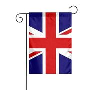 YYHWHJDE Drapeau du Royaume-Uni pour jardin, décoration de cour extérieure double face, 30,5 x 45,7 cm