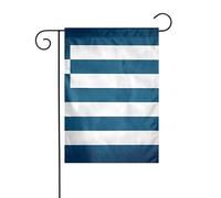 YYHWHJDE Drapeau grec à motif drapeau de jardin décoration cour 30,5 x 45,7 cm d'épaisseur durable