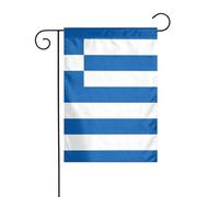 YYHWHJDE Drapeau grec pour jardin, cour, décoration 30,5 x 45,7 cm, épais et durable
