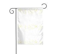 YYHWHJDE Drapeaux de jardin imprimés simples traits d'étoiles 30,5 x 45,7 cm pour décoration de cour avec une largeur de poteau de 3 cm (drapeau uniquement, mât non inclus)