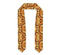 YYHWHJDE Écharpe satinée aplatie pour biscuits, aliments, pépites de chocolat, biscuits, étole de remise de diplôme, 183 cm, cadeau de remise de diplôme pour elle/lui, Aplati, Taille unique