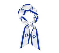 YYHWHJDE Écharpe tendance pour femme avec imprimé drapeau israélien, style polyvalent, doux et soyeux pour les rendez-vous, les voyages