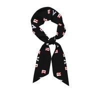 YYHWHJDE Écharpe tendance pour femme avec imprimés de personnages rouges et bleus, style polyvalent, doux et soyeux pour les rendez-vous, les voyages