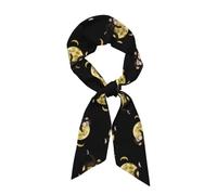 YYHWHJDE Écharpe tendance pour femme The Monkey Who Stole the Moon - Style polyvalent - Doux et soyeux pour les rendez-vous, les voyages