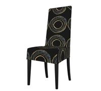 YYHWHJDE Endless things to think about Housse de protection d'impression pour chaise de salle à manger - Doux, confortable, infroissable, élastique, s'adapte à la plupart des chaises sans accoudoirs
