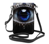 YYHWHJDE Evil Eye Picture Téléphone portable pour femme avec prépuce en cuir et bandoulière réglable