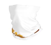 YYHWHJDE Fallen Leaves on the snow Picture Outdoor Multifonctionnel Foulard respirant absorbant la transpiration Convient aux hommes et aux femmes