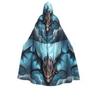 YYHWHJDE Flying Dragon Prints Halloween Cape à capuche pour homme et femme