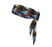 YYHWHJDE Forest Lakes of New Hampshire Foulard de sport double face à séchage rapide, évacuation de l'humidité pour femmes, filles et hommes