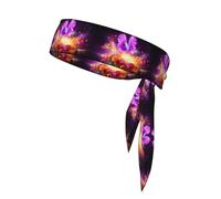 YYHWHJDE Foulard de sport avec imprimé oiseau à la main, bandeau décontracté, élastique, absorbant la transpiration, réglable, antidérapant