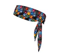 YYHWHJDE Foulard de sport, décontracté, élastique, absorbant la transpiration, réglable, antidérapant