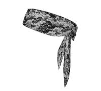 YYHWHJDE Foulard de sport double face à motif arbre dans les vagues, séchage rapide, évacuation de l'humidité pour femmes, filles et hommes