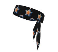YYHWHJDE Foulard de sport double face à motif bougie étoilée à séchage rapide, évacuation de l'humidité pour femmes, filles et hommes