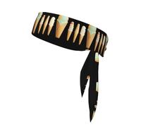 YYHWHJDE Foulard de sport double face à motif crème glacée en tube de bambou, séchage rapide, évacuation de l'humidité pour femmes, filles et hommes