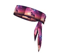 YYHWHJDE Foulard de sport double face à motif étalon étoilé à séchage rapide, évacuation de l'humidité pour femmes, filles et hommes