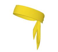 YYHWHJDE Foulard de sport double face imprimé jaune pâle à séchage rapide, évacuation de l'humidité pour femmes, filles et hommes
