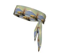 YYHWHJDE Foulard de sport imprimé Mt Fuji au loin pour homme et femme réglable pour toutes les circonférences de tête