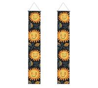 YYHWHJDE goodlooking Bannière de porche avec imprimés Hello Sunshine - Robuste, durable, lavable et réutilisable - Décoration de remise de diplôme 30,5 x 180,3 cm