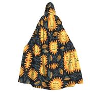 YYHWHJDE Goodlooking Cape à capuche pour adulte Motif Hello Sunshine - Très grande cape à capuche sans fermeture éclair