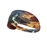 YYHWHJDE Grand Canyon Arizona Bandeau de sport pour femme résistant à la transpiration Bandeau élastique