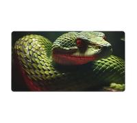 YYHWHJDE Grand tapis de souris de bureau Motif serpent 40,6 x 74,9 cm : forte adhérence et durabilité, épais et antidérapant