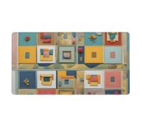 YYHWHJDE Grand tapis de souris de jeu de bureau avec motif « Happy Halloween Day » - 40,6 x 74,9 cm - Forte adhérence et durabilité - Épais et antidérapant