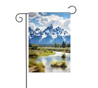 YYHWHJDE Grand Teton - Parc national - Mât de jardin - Décoration de cour extérieure - 30,5 x 45,7 cm