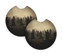 Yyhwhjde Hand Behind The Tombstone Lot de 2 porte-gobelets intérieurs de voiture imperméables et rapides pour voitures, camions, SUV et navires