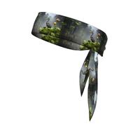 YYHWHJDE Heron by The Lake Prints Bandeau de sport, décontracté, élastique, absorbant la transpiration, réglable, antidérapant