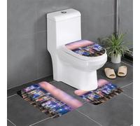 YYHWHJDE Hong Kong Lot de 3 tapis de sol antidérapants et durables pour salle de bain