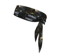 YYHWHJDE House with flowing water Prints Foulard de sport, absorbant la transpiration et respirant, bandeau de mouvement, foulard double face