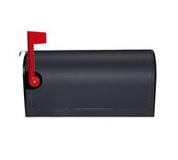 YYHWHJDE Housse de boîte aux lettres en tissu Oxford imperméable pour boîtes aux lettres de taille standard ou de grande taille, couleur unie, image noire, 53,3 x 45,7 cm