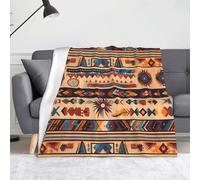 YYHWHJDE Housse de couverture 152,4 x 127 cm pour canapé, lit, chambre, voyage, camping, motifs amérindiens
