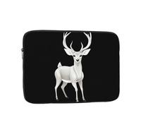YYHWHJDE Housse de protection antichoc pour ordinateur portable 13" - Motif cerf sika argenté - Pour homme et femme - Pour voyages d'affaires, bureau et usage quotidien
