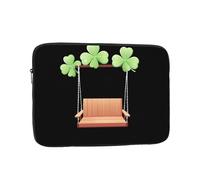 YYHWHJDE Housse de protection antichoc pour ordinateur portable 30,5 cm Motif trèfle sur l'image balançoire pour homme et femme pour voyage d'affaires, école et bureau usage quotidien