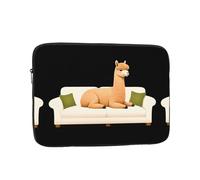 YYHWHJDE Housse de protection antichoc pour ordinateur portable de 10" - Motif alpaga sur le canapé - Pour homme et femme, voyage d'affaires, bureau et usage quotidien