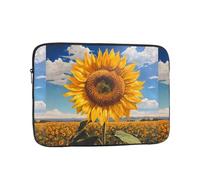 YYHWHJDE Housse de protection antichoc pour ordinateur portable de 13" - Motif tournesols dans le soleil levant - Pour homme et femme - Pour voyage d'affaires, école et bureau - Utilisation