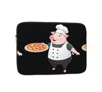 YYHWHJDE Housse pour ordinateur portable de 15" résistante aux chocs pour faire des pizzas - Pour homme et femme - Pour voyages d'affaires, école et bureau - Utilisation quotidienne