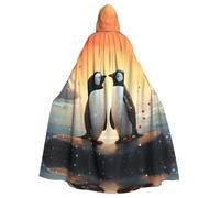 YYHWHJDE I Love Penguins Picture Cape à capuche pour adulte pour jeux de rôle, costumes et fêtes à thème