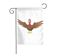 YYHWHJDE Image de Turquie déployant ses ailes - Mât de drapeau extérieur - Décoration de cour - Double face - 30,5 x 45,7 cm
