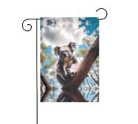 YYHWHJDE Joli petit koala imprimé drapeau de jardin décoration cour 30,5 x 45,7 cm épais mode