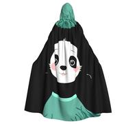 YYHWHJDE Jupe à capuche en forme d'algues panda pour adulte pour jeux de rôle, costumes et fêtes à thème