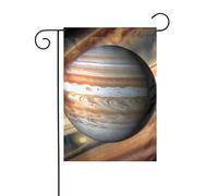 YYHWHJDE Jupiter Drapeau de jardin imprimé paysage Décoration de cour 30,5 x 45,7 cm Épais mode
