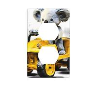 YYHWHJDE Koala Plaque murale décorative résistante à la chaleur pour apprendre à conduire 11,4 x 7 cm